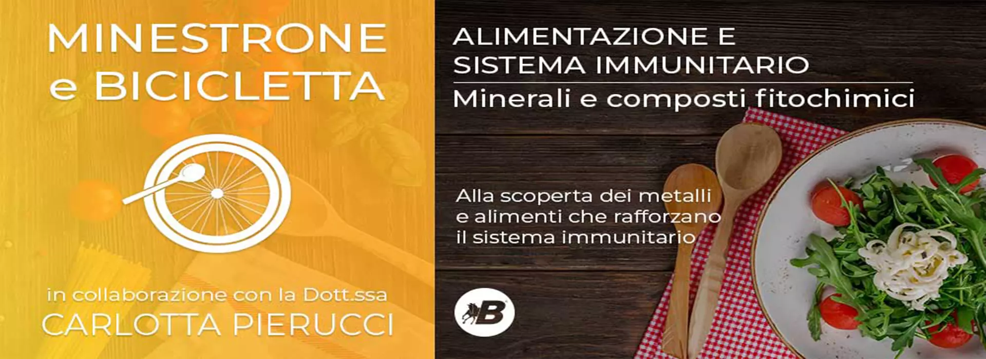 Copertina Articolo Alimentazione e sistema immunitario Minerali e composti fitochimici in collaborazione con la dott.ssa Carlotta Pierucci della categoria minestrone e bicicletta