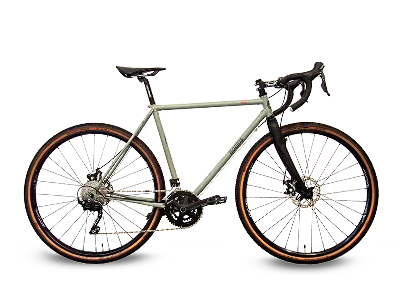 Gravel serie X-Performance verde di Boeris Bikes Torino