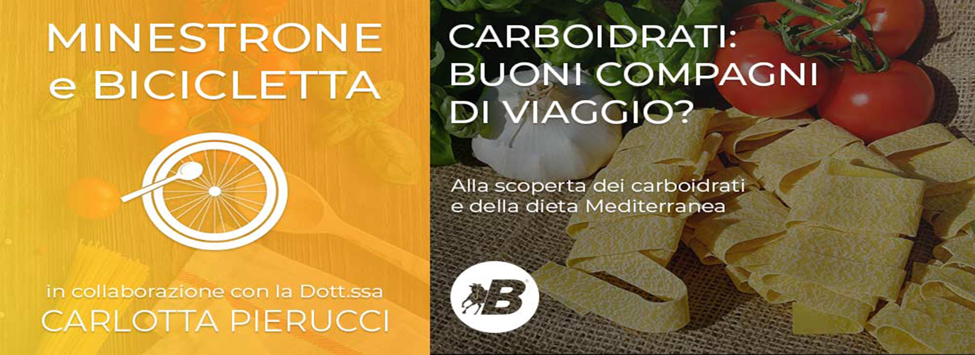 Copertina Articolo Carboidrati: Buoni compagni di Viaggio? alla scoperta dei carboidrati e della dieta Mediterranea in collaborazione con la dott.ssa Carlotta Pierucci della categoria minestrone e bicicletta