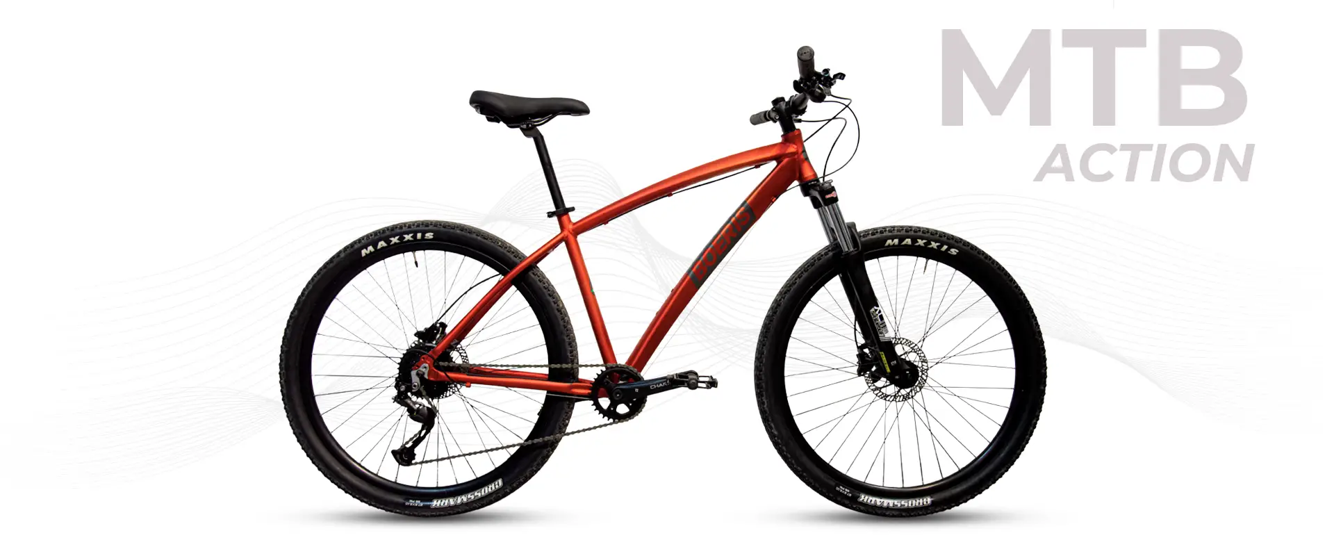 mtb action boeris bikes torino colore rosso