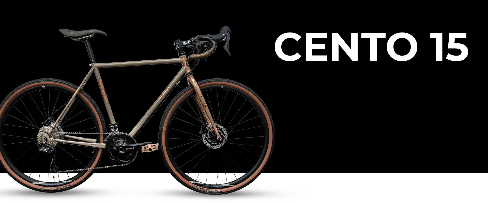 Gravel serie-X colore nero e giallo Boeris Bikes Torino con sfondo nero